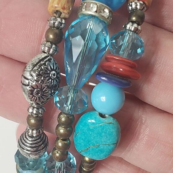 MEMORY WIRE Beaded Bracelet - Picture 5 of 6